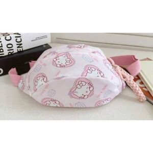 Hello‎ Kitty Pink Waist Bag, Anime Crossbody Bag, Kawaii Fanny Pack New